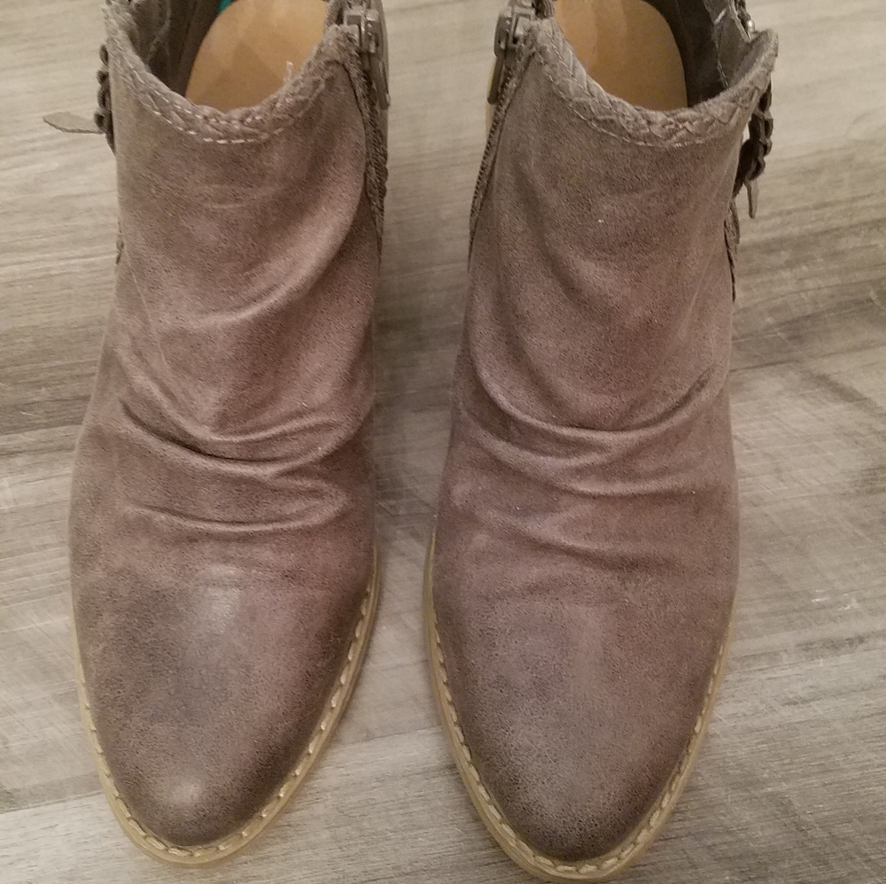 Grey booties